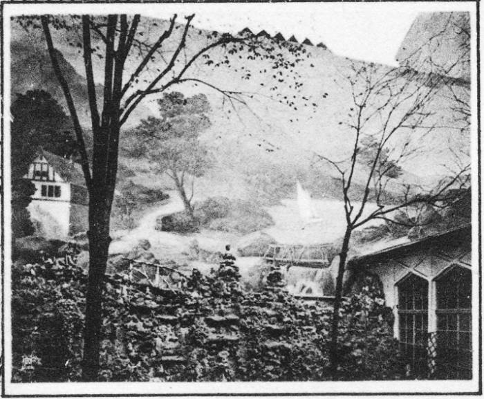 Ansichts des Gartens