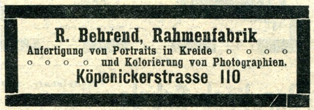 Rahmenfabrik R.Behrend