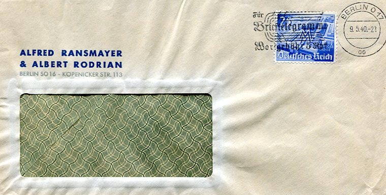 Ransmeyer und Rodrian Schreibmaschinen