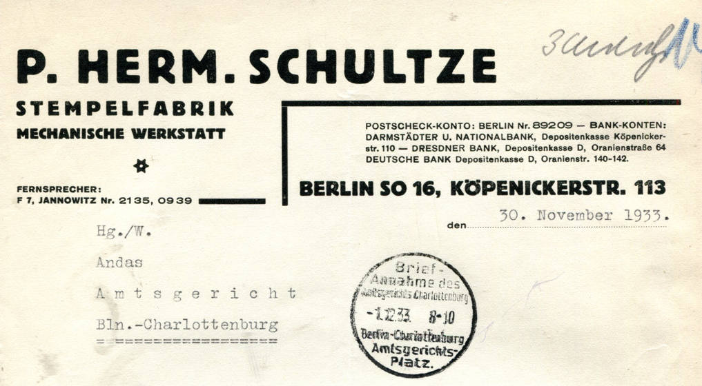 Stempelfabrik Schultze