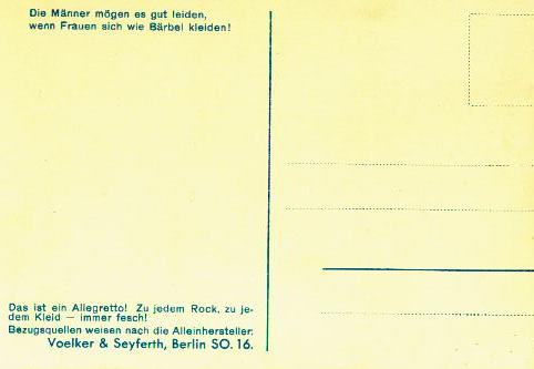 Allegretto Modeline B&auml;rbel