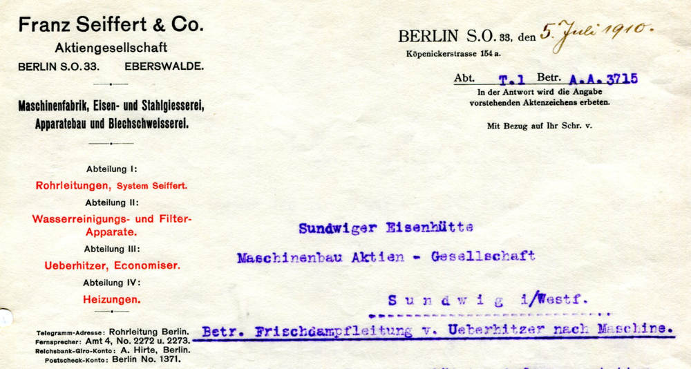 Maschinenfabrik Franz Seiffert