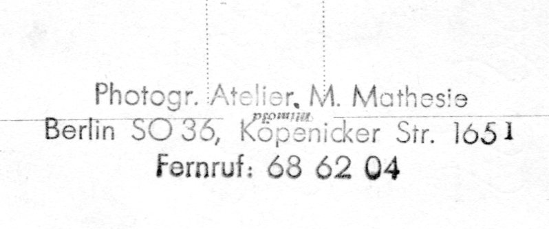 Max Mathesie K&ouml;penicker Stra&szlig;e 165
