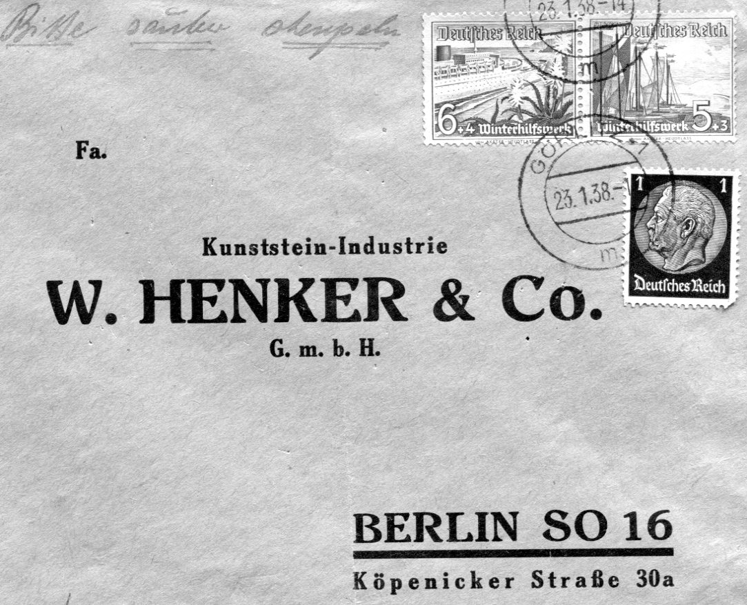 Henker Kunststein Herstellung