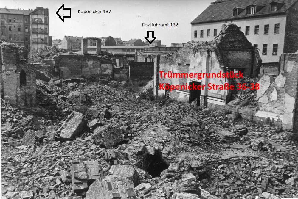 Tr&uuml;mmer K&ouml;penicker Stra&szlig;e 36-38