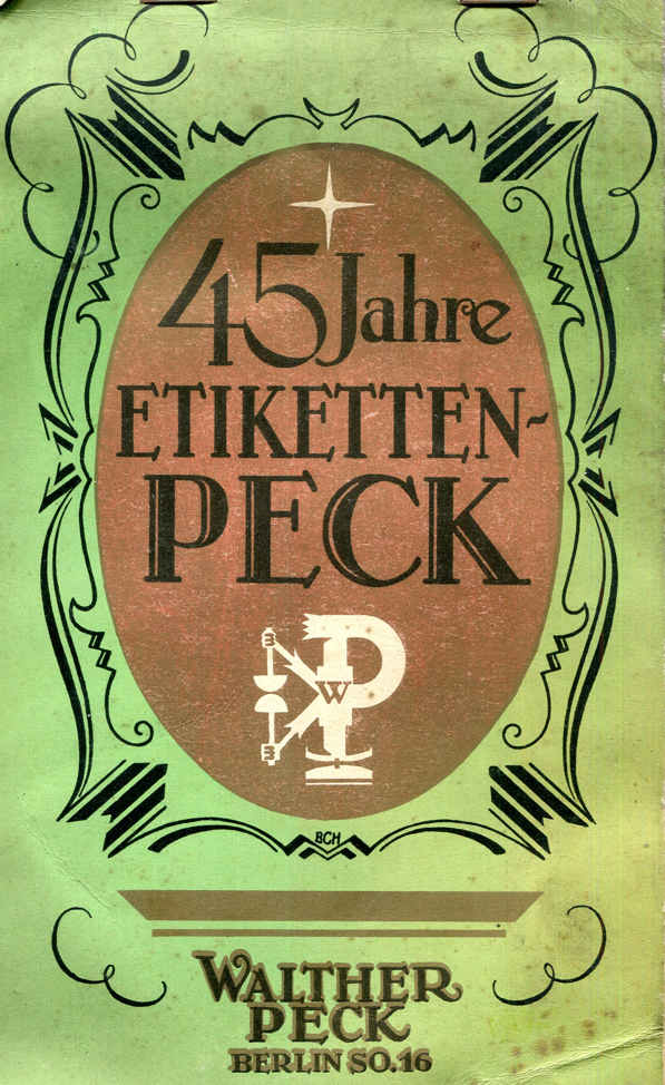 Walther Peck Etiketten