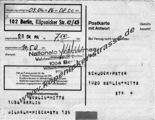 Wehrkreiskommando K&ouml;penicker Stra&szlig;e 43