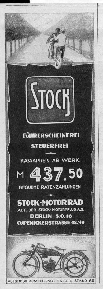 Stock Motorrad