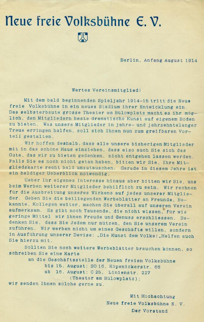 Volksb&uuml;hne am B&uuml;lowplatz