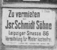 Schmidt Vermietung Leipziger Sta&szlig;e 86