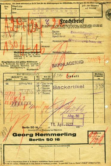 Lebensmittel Großhandlung Hemmerling