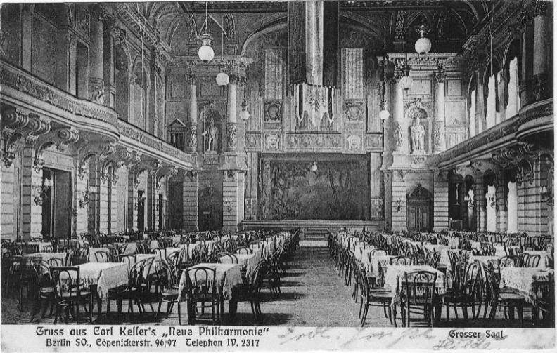 Ansichtskarte Neue Philharmonie K&ouml;penicker Stra&szlig;e Berlin