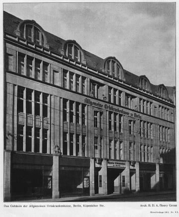 Geb&auml;ude der Allgemeinen Ortskrankenkasse