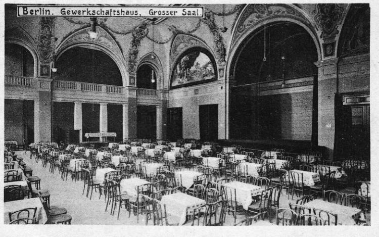 Gro&szlig;er Saal Gewerkschaftshaus