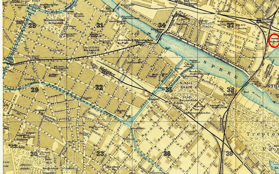 Plan K&ouml;penicker Stra&szlig;e