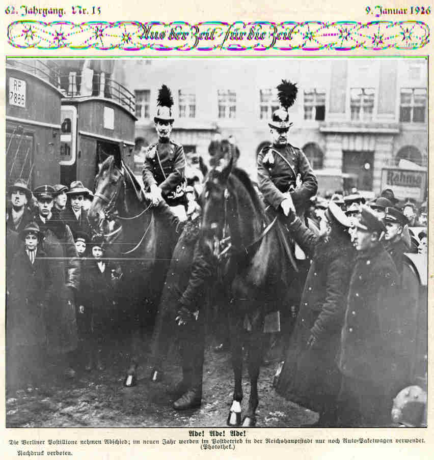 Die letzten Postillione