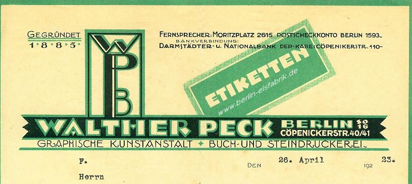 Steindruckerei Köpenicker Straße 41