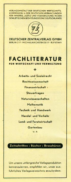 Zentralverlag Michaelkirchstr. 17